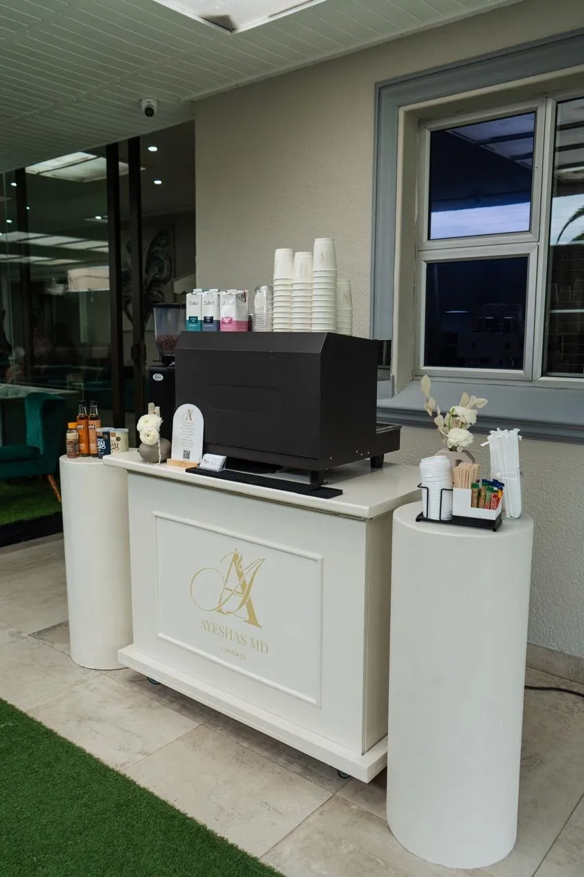 Styled coffee station: Barista service for a special event