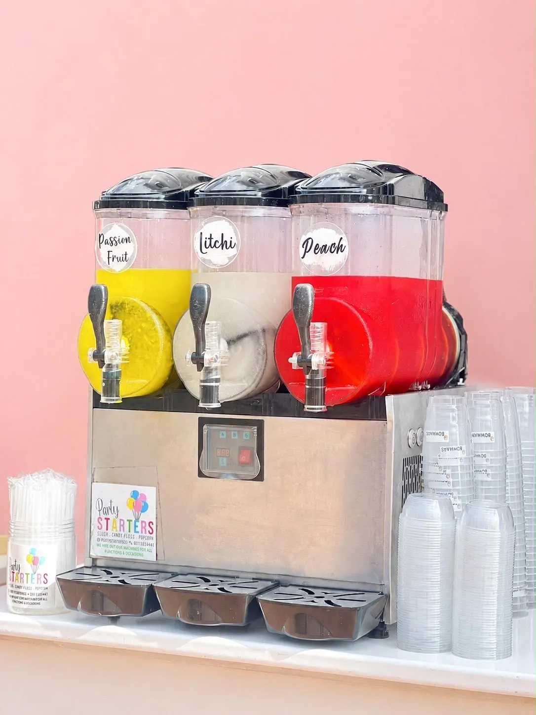 Party Starters slush 3 barrel