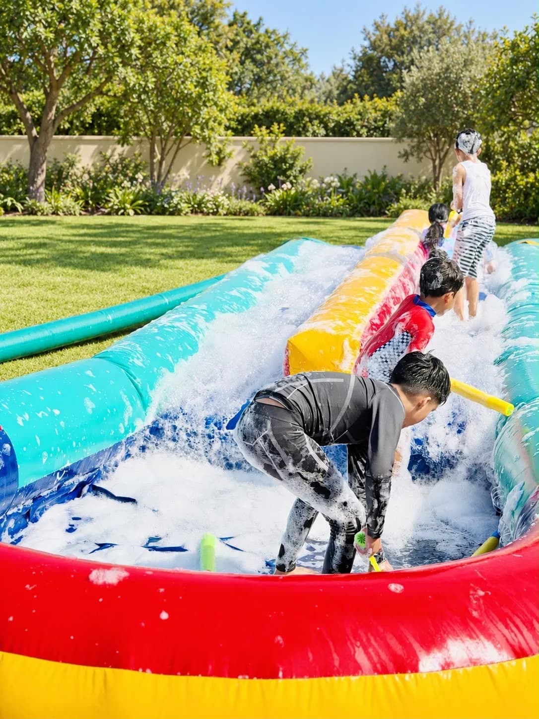 Party Starters 8m double waterslide